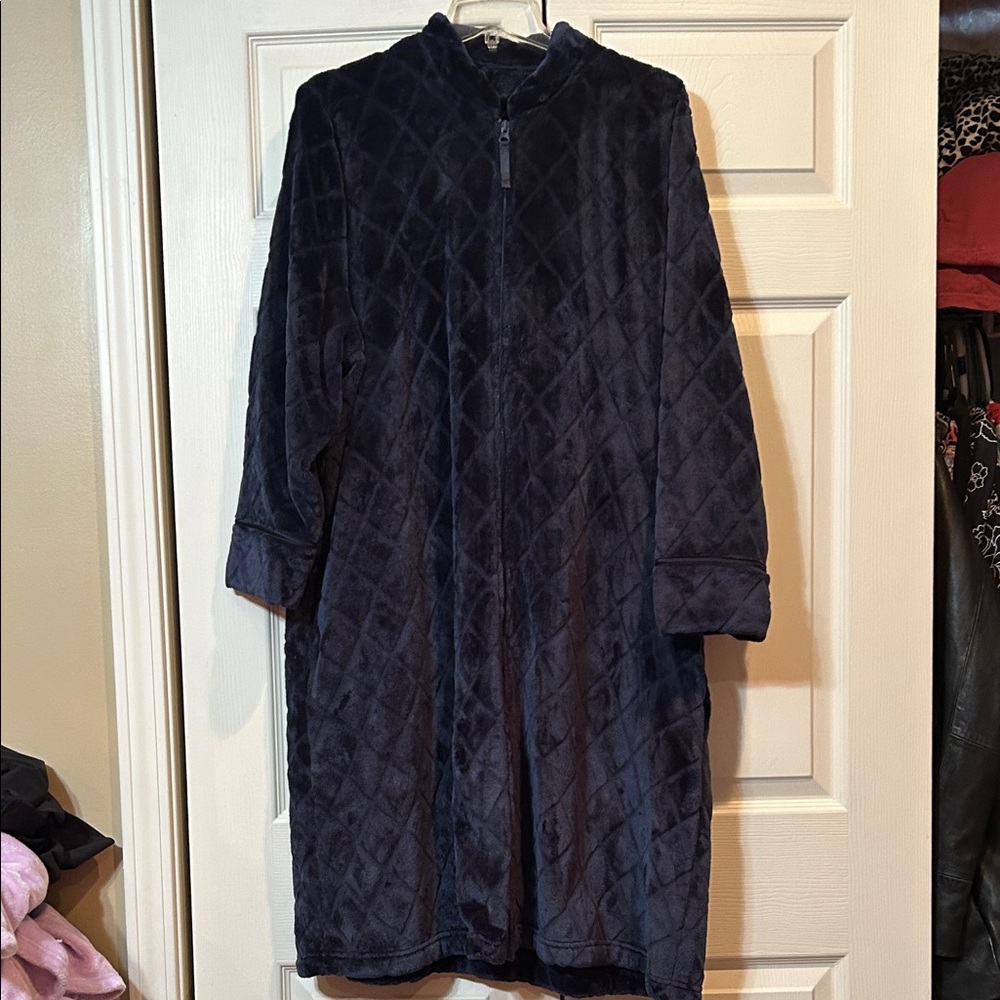 Marks & Spencer Navy Quilted Robe